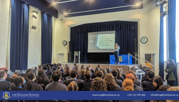 Year 6 students receive valuable information on living and studying in Europe